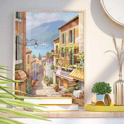 Golden Terrace Gateway | Signature Paint-by-Numbers Kit