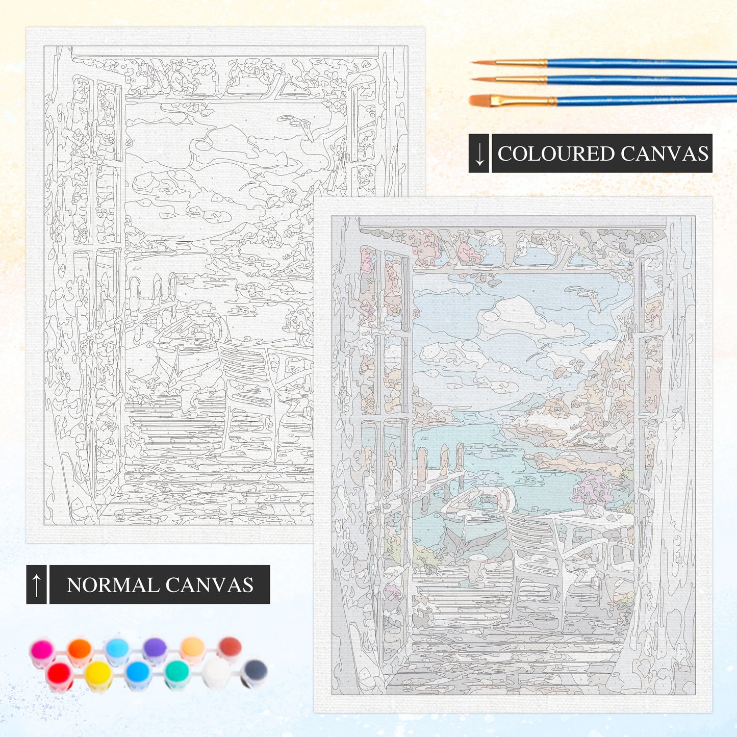 Serenity by the Sea | Signature Paint-by-Numbers Kit