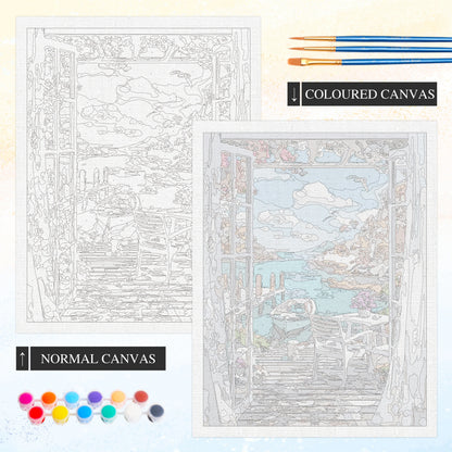 Serenity by the Sea | Signature Paint-by-Numbers Kit