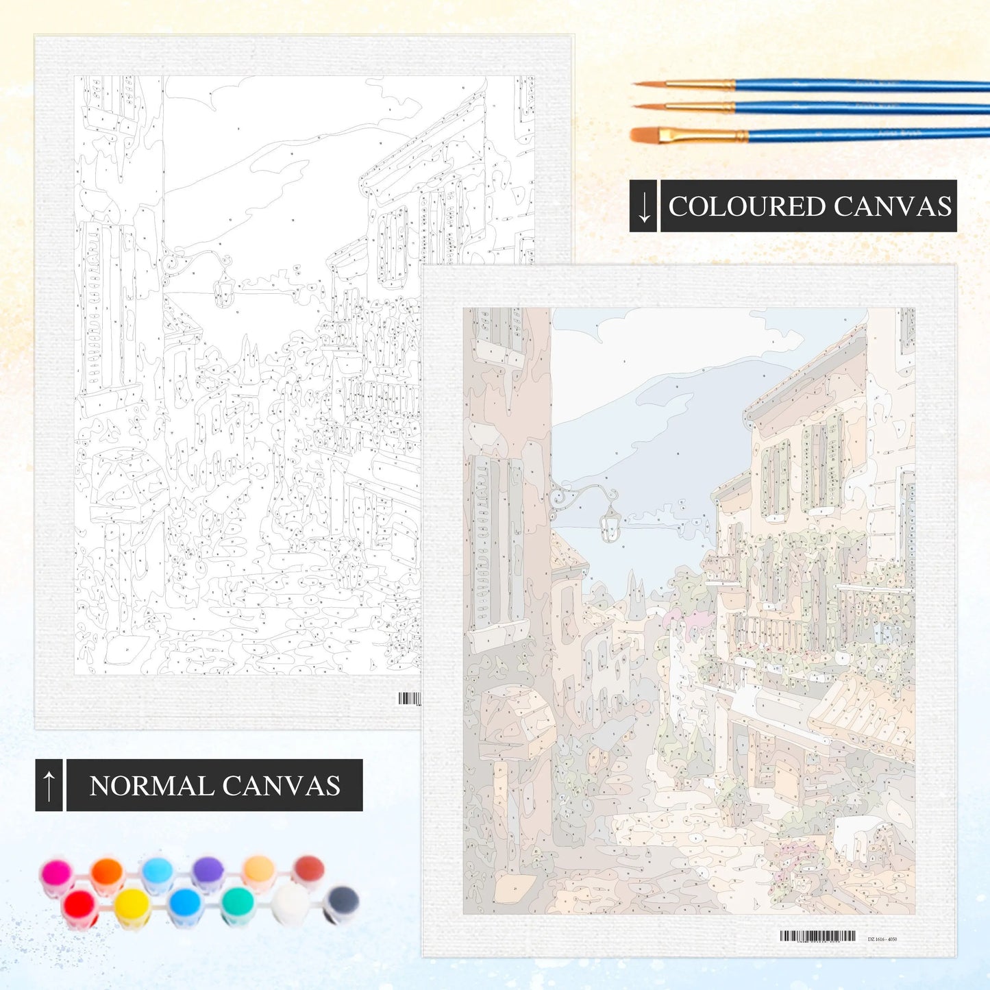 Violets in Morning Light | Paint-by-Numbers Kit