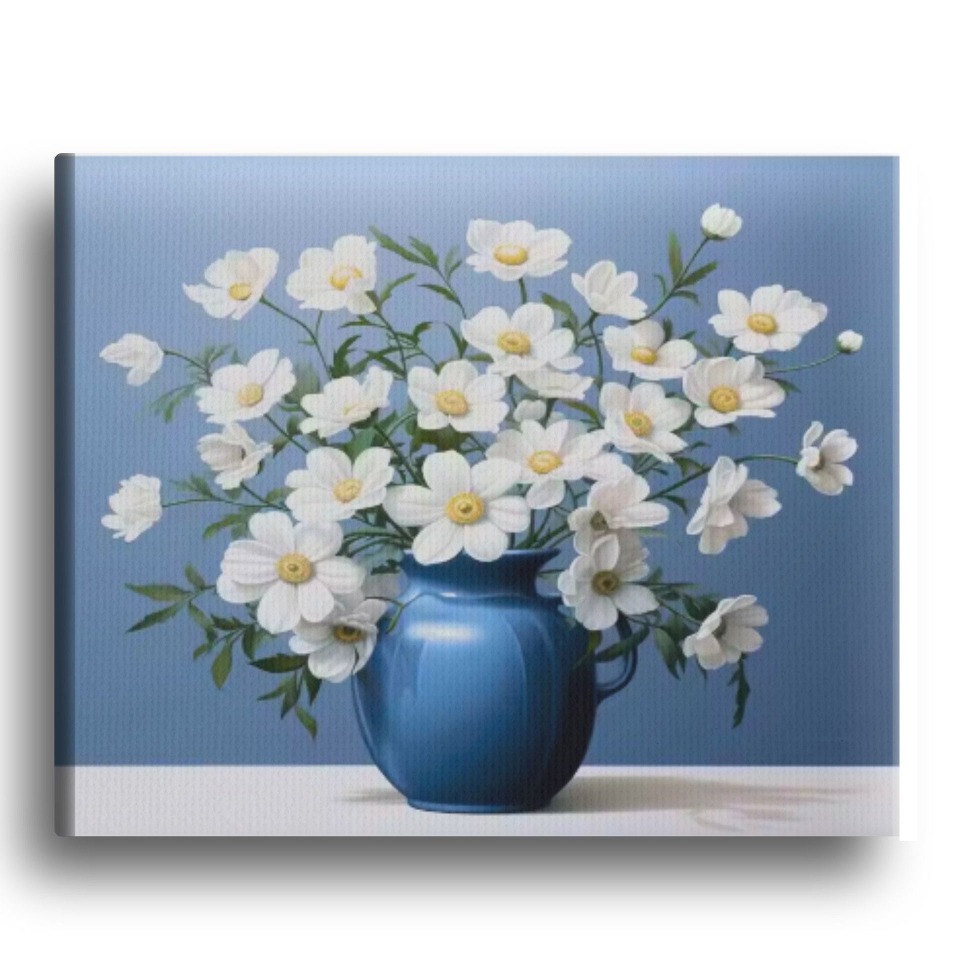 Paint your own masterpiece with Blue Vase Serenity – a relaxing floral paint-by-numbers kit. Perfect for mindfulness & display.